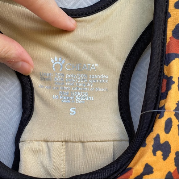 Cheata Equestrian Trotter Compression Tank Leopard Size Small NWT - Picture 3 of 9